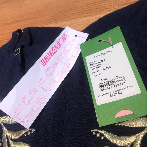 NWT Lilly Pulitzer Dress Size 2 - Picture 4 of 4